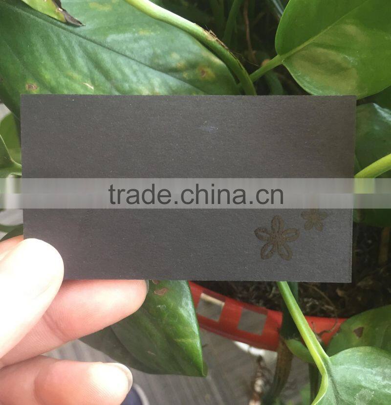 2016 custom garments black cardboard paper hang tags Swing tags with spot UV