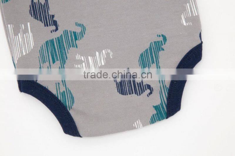 2017 Cheap Good Quality Baby Clothes Colorful Summer 100%Cotton Short Sleeves with Printing Newborn Infant Baby Bodysuits