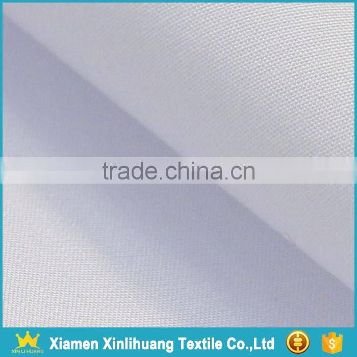 China Supplier White 65% Polyester 35% Cotton Plain Shirting Fabric