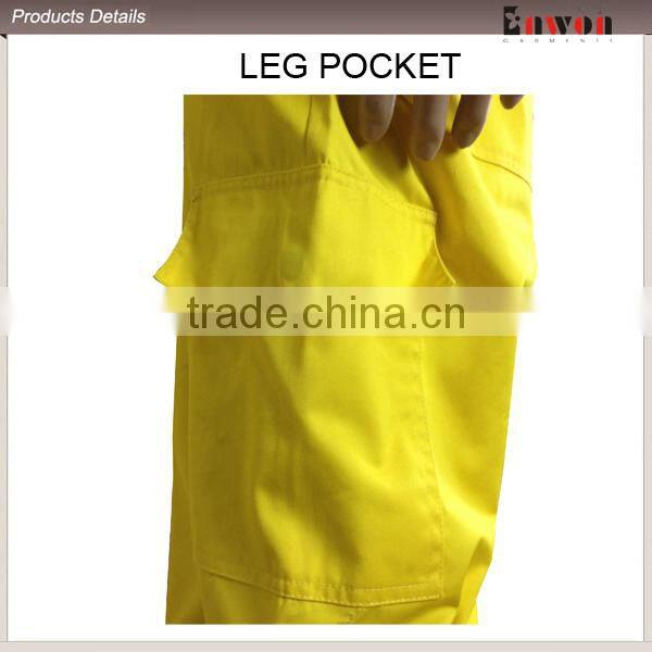 Yellow Coveralls With Reflector
