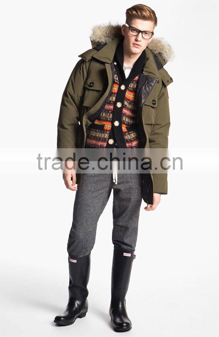 Hot Sale Men's Army Green Real Fashion Army Jackets