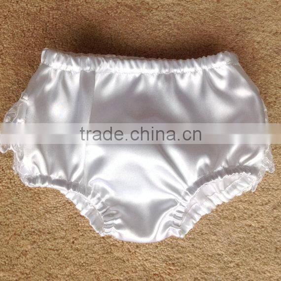 Girls Satin Panties For Children Triple Lace Baby Underwear Infant Clothing