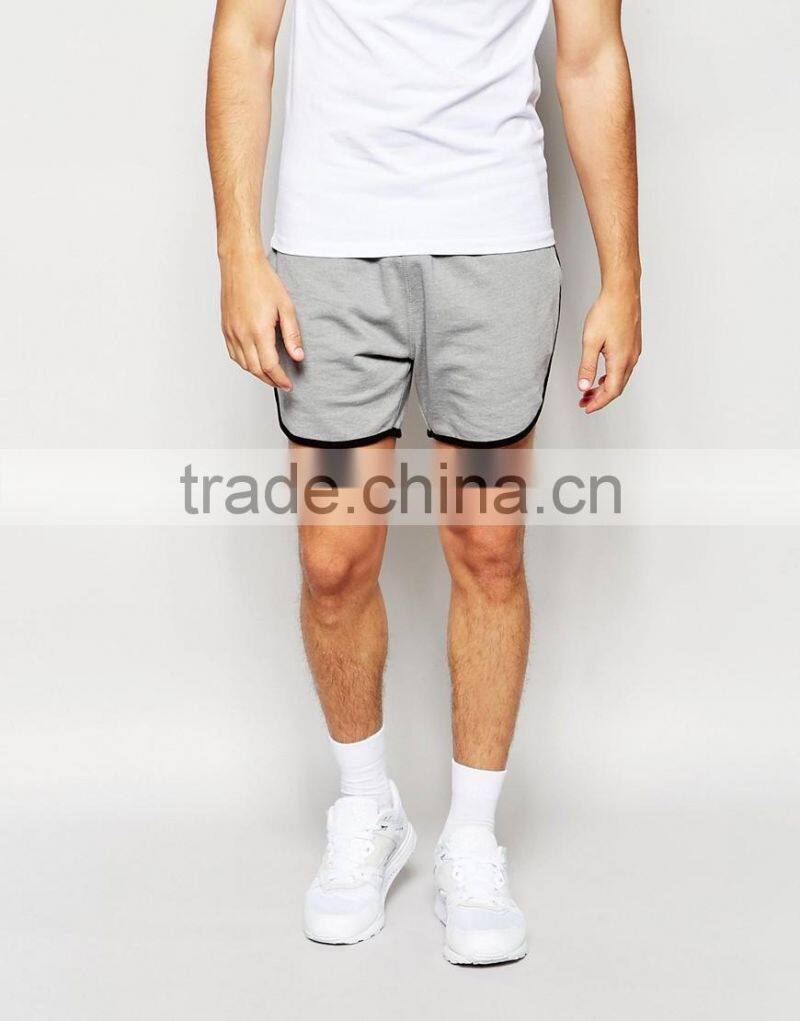 custom sportwear half pants jersey shorts in short length with piping