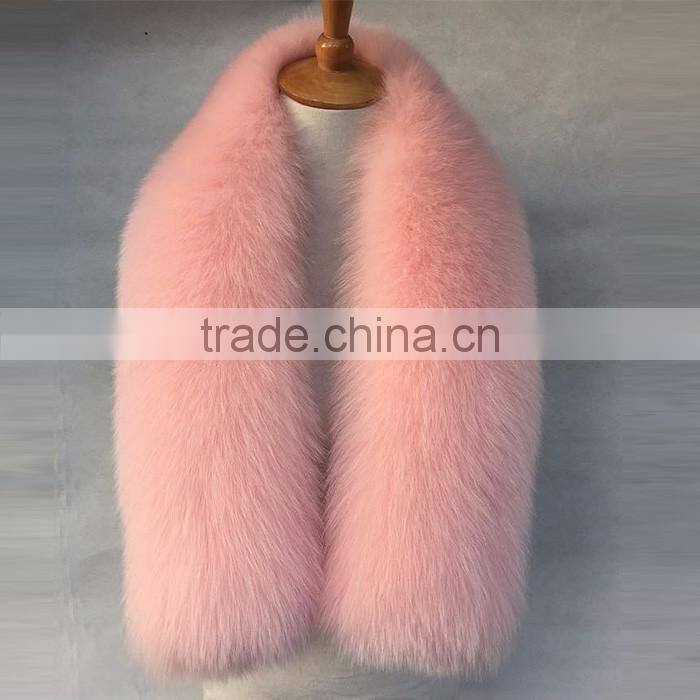 Myfur High Quality Genuine Fox Body Fur Hood For Lady Coat Collar