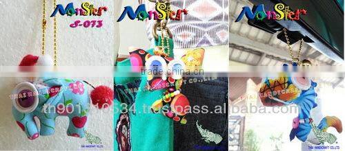 Monster Keychain Keyring String Accessories bag Gifts