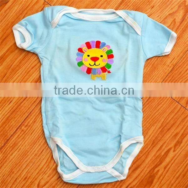 Embroidery & Graphic romper+towel Set for Baby