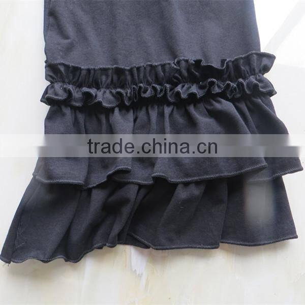 women ruffle pants solid color pants women Yoga pants YW-076