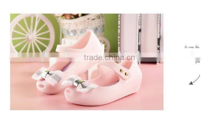 ribbon knot new style mini melissa shoes