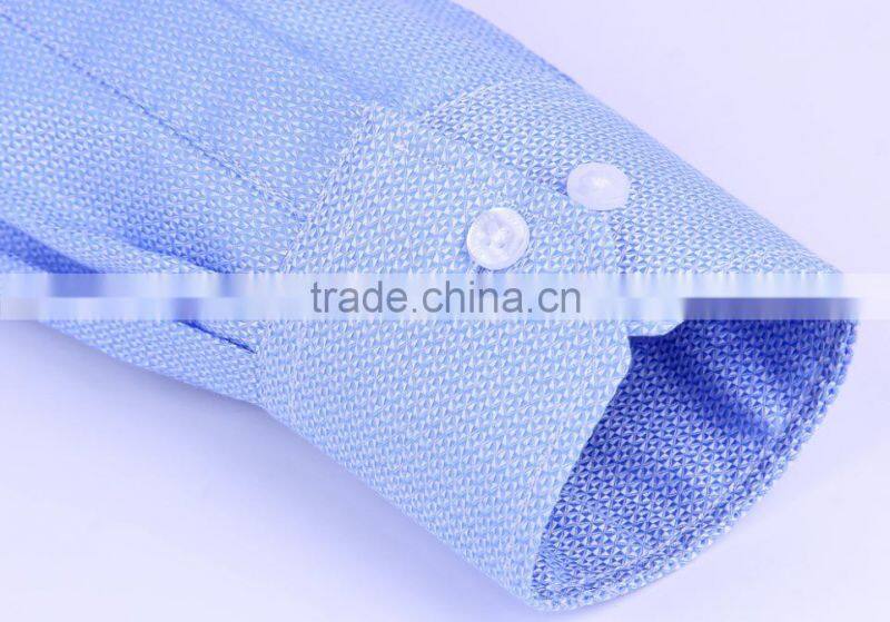 2017 lastest style men office long sleeves shirts solid color