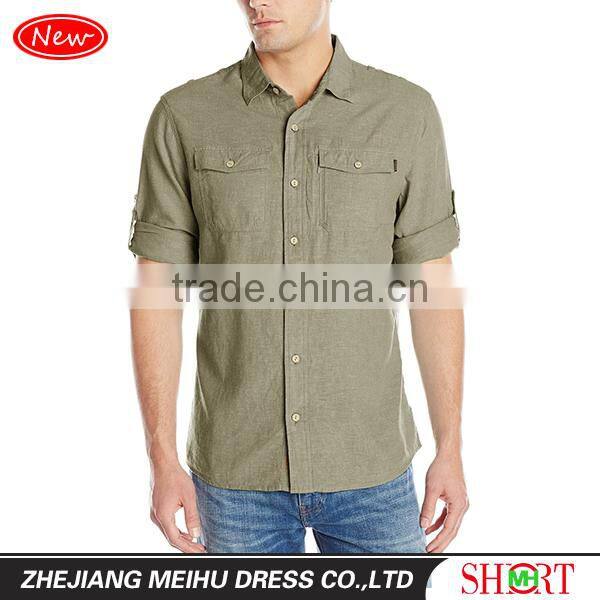 Outdoor research men's harrelson long sleeve linen shirt , casual shirt