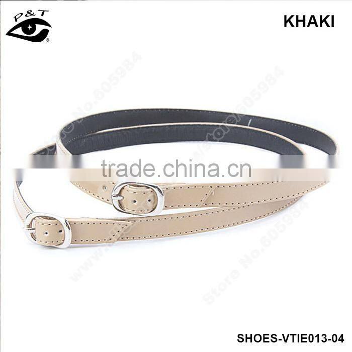 Removable Shoes Straps Detachable Shoe Strap Adjustable Leather Straps with Adjustable Buckle Shoes Accessories 12 Colors