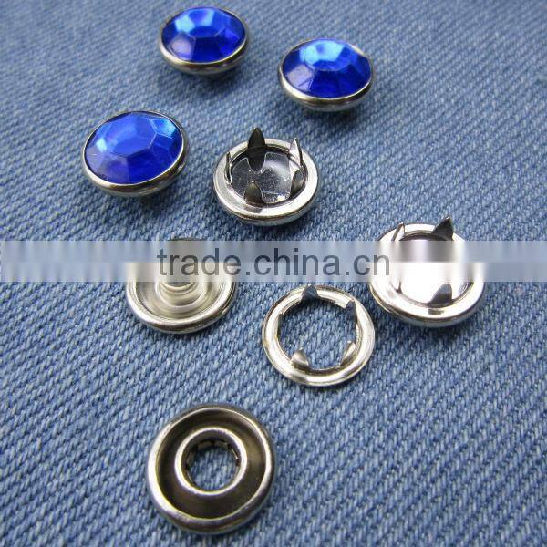 color metal snap button