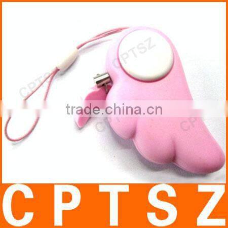 Mini Lovely Angel Wing Personal Anti-rape Device and Alarm Anti-lost