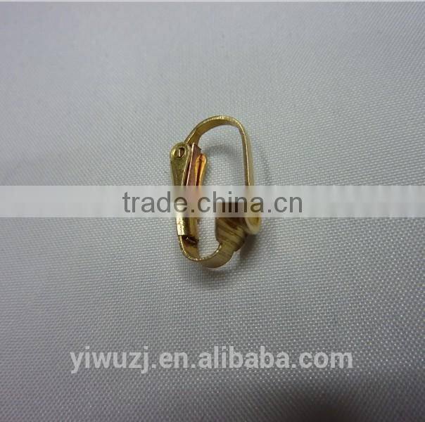 Cheap earring gold plated ear tops designs yiwu wholesale French clip earrings