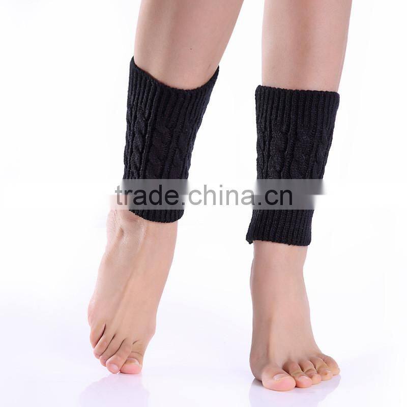 Women Winter Leg Warmers Socks Crochet Knit Boot Socks Toppers Cuffs