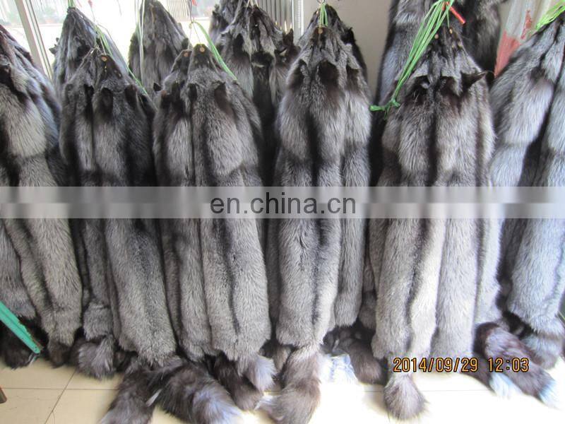 High Quality Silver Fox Fur Skin from China