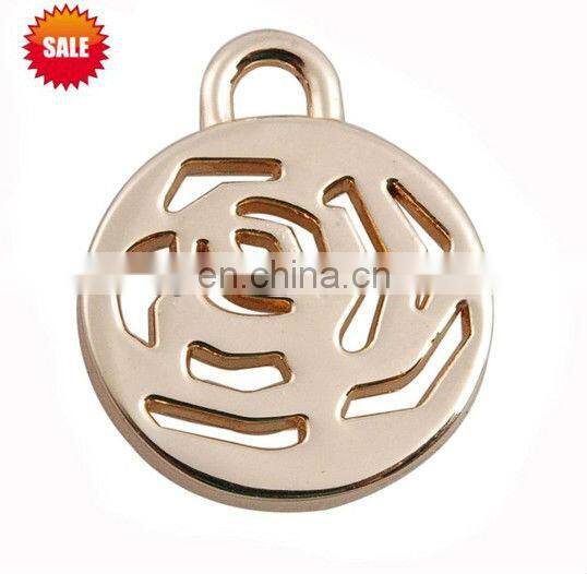 antique brass metal alloy jewelry tags