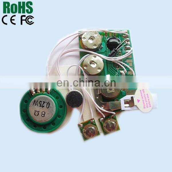 10 Seconds Or Customed Sound Recording Module For Greeting Cards