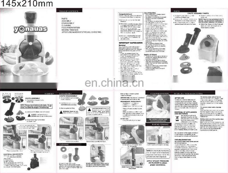 Make elegant homemade fruit desserts like cakes, pies, bon bons and sorbets Frozen fruit Dessert Maker