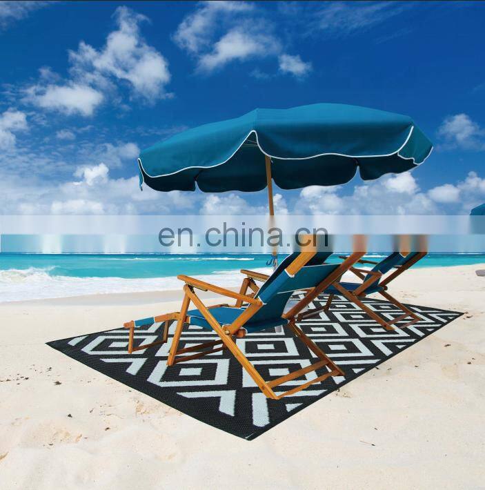 2020 trending amazon Oeko tex standard plastic outdoor flooring the black rug