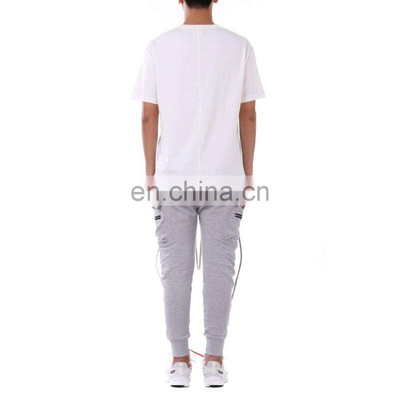 DiZNEW Customized Wholesale Cargo Joggers 100% Cotton Sweatpants With Pockets