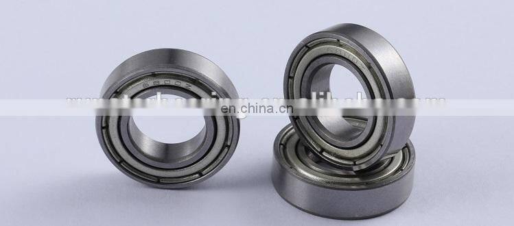ISO9001:2015 bearing manufacturer 10*19*5mm 6800zz double row deep groove ball bearing
