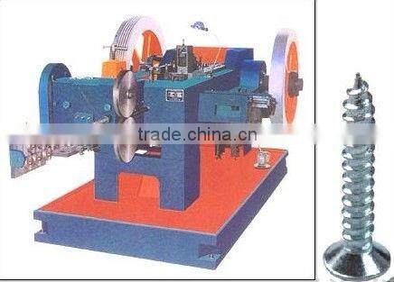 Threaded nail making machine