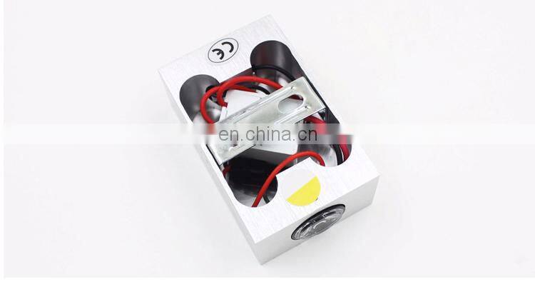 Creative Square Aluminum Decorative LED Wall Lamp Bedroom Bedside Wall Lamp For Staircase Corridor