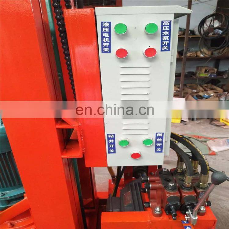 120 meter deploy diamond bit deep rock drilling rigs / water bore well drilling rig