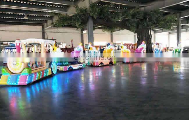 Hotfun outdoor playground machine manufacturer amusement park equipment tourist trackless train ride