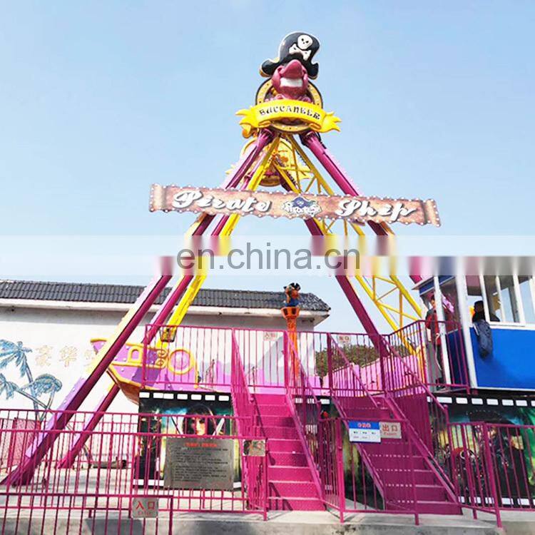 children outdoor great adventure amusement park pirate ship