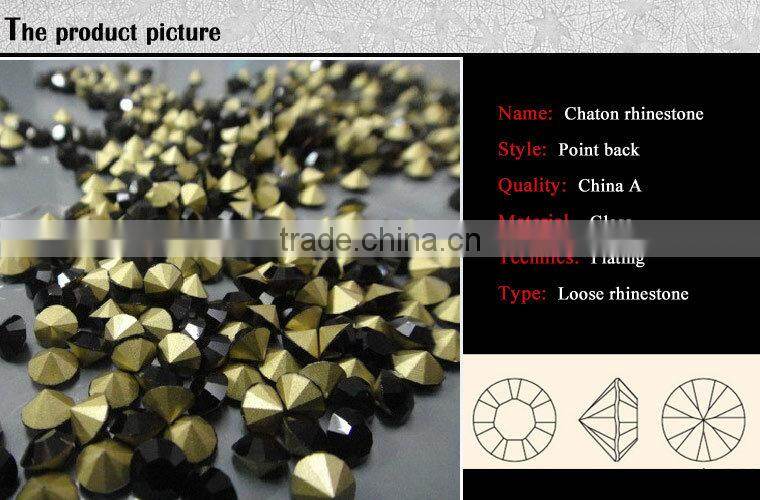 black china whloesale glass chaton rhinestone crystal for wedding dress decoration phone cover