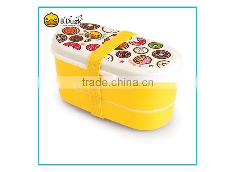 Two layer Rectangular lunch box Food Container Feature lunch box