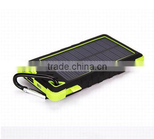 2015 new arrival 10000 mah solar power bank