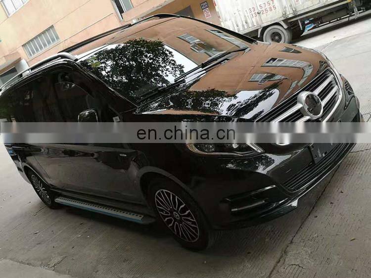 W447 body kits fit for V-class W447 B style w447 kit Front lip Rear diffuserBumper LED light LED light cover Muffler tips