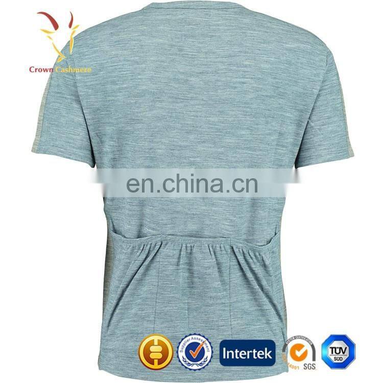 Mens polo shirts wool sweatershirt with pocket