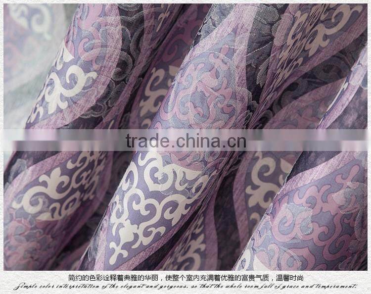 hotel curtain / window curtain /luxury redeay made Printed curtain