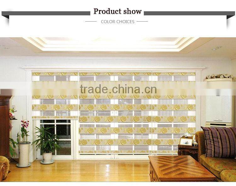 Guangzhou high quality day and night soft sheer shade/ triple -shade sheer