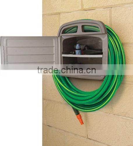 Garden Plastic Hose Hanger with Storage Cabinet