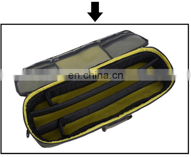 31.4*5.1*9.25 inches Multifunctional Fishing Tackle Storage Case Utility Bag Peche Water-Resistant Fishing Bag