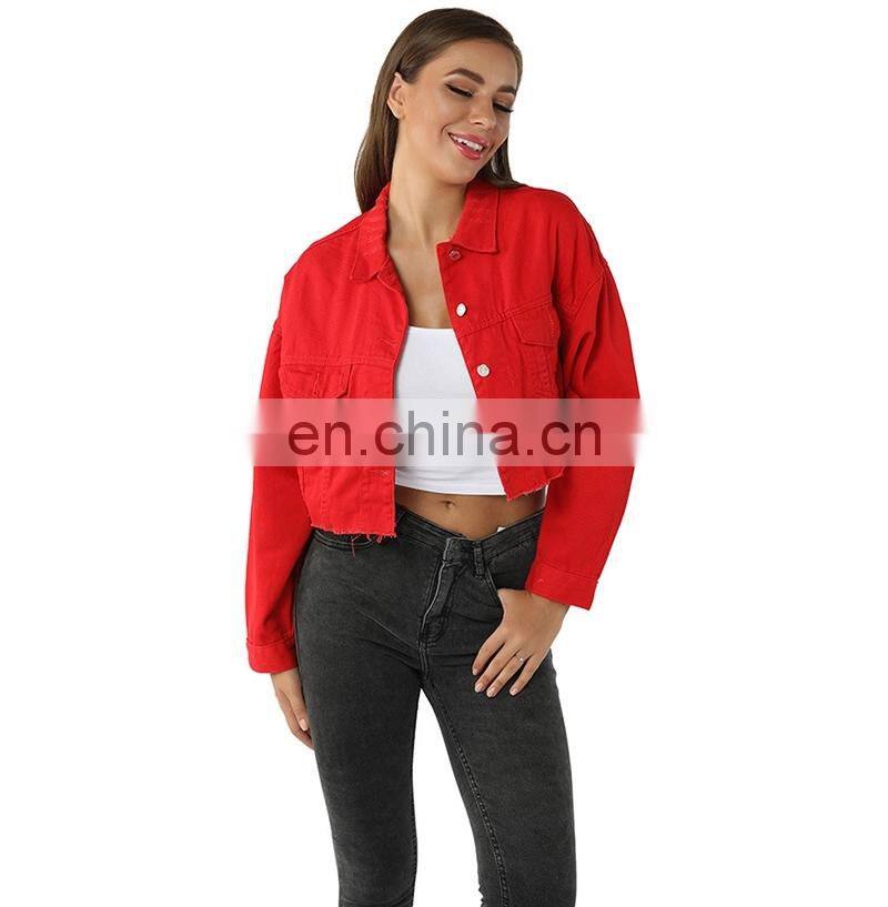 Factory Wholesale Denim Denim Truck Jacket Denim jacket women's loose jacket