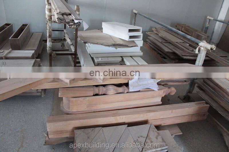 Modern interior wood stairs