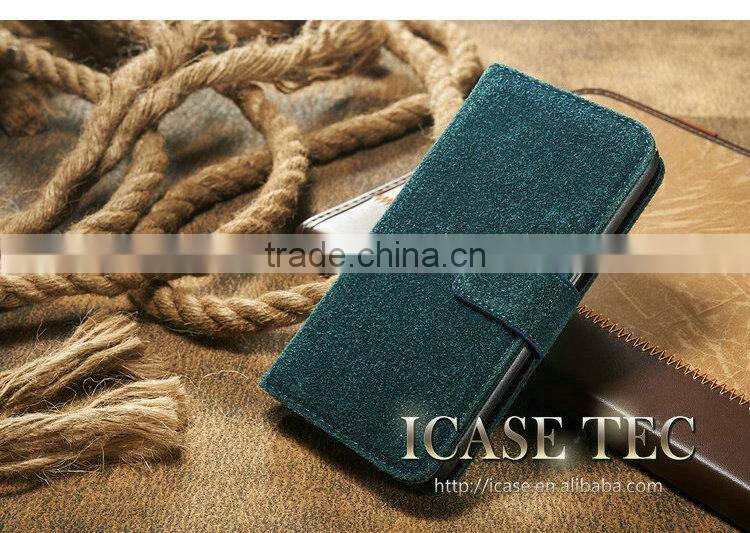 Popular leather cover for Galaxy S6, for Samsung S6 phone covers