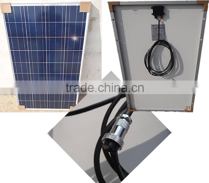 Integrated Type Energy Saving 500w portable mini solar light kits LCD display and DC/AC output