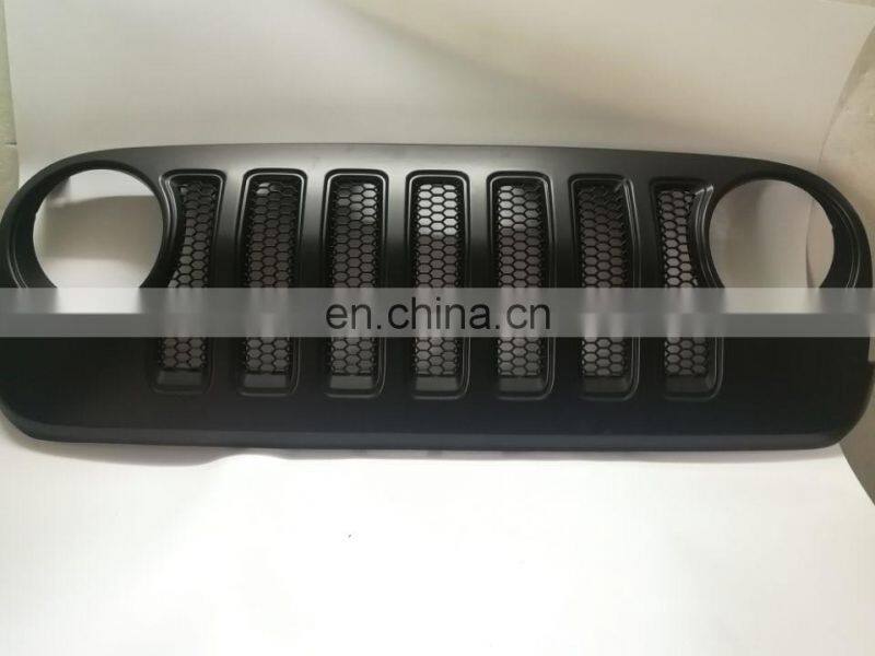 Front JL style Grille for Jeep Wrangler JK 07+ Car Accessories Black Mesh Grille