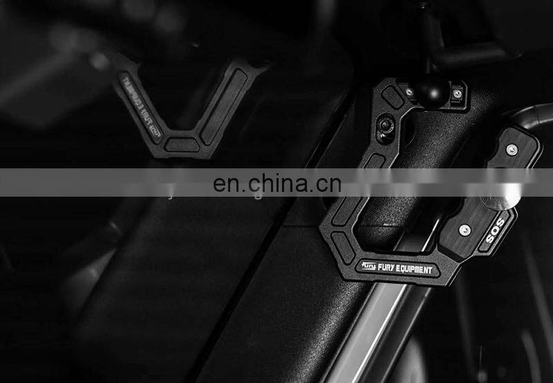 Offroad Black Light Weapons Handle for Jeep Wrangler JK 07+ Car Accessories Aluminum Handle