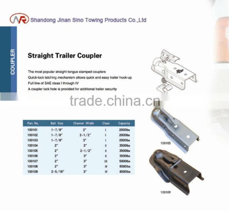 American style 1-7/8" hitch ball couplers