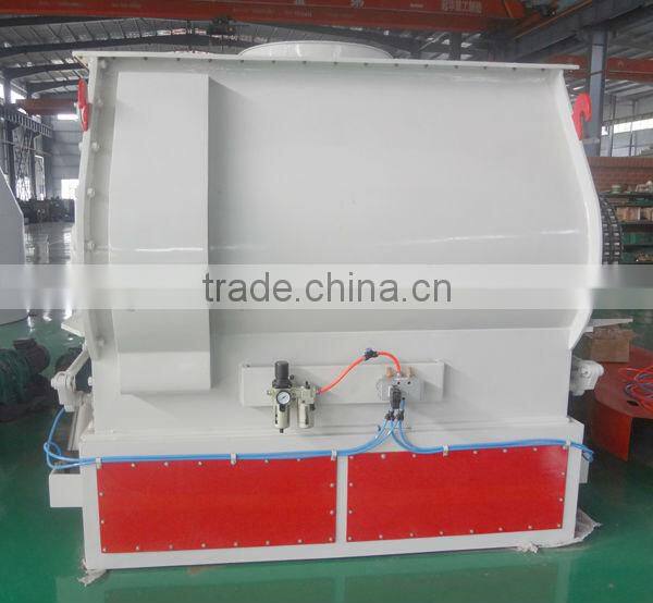 industry fertilizer double shaft paddle mixer