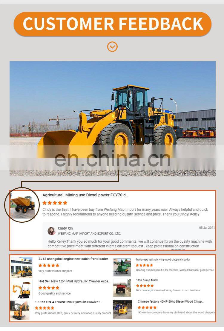 2022 950 655D China 5T Wheel loader front Loader with coal bucket