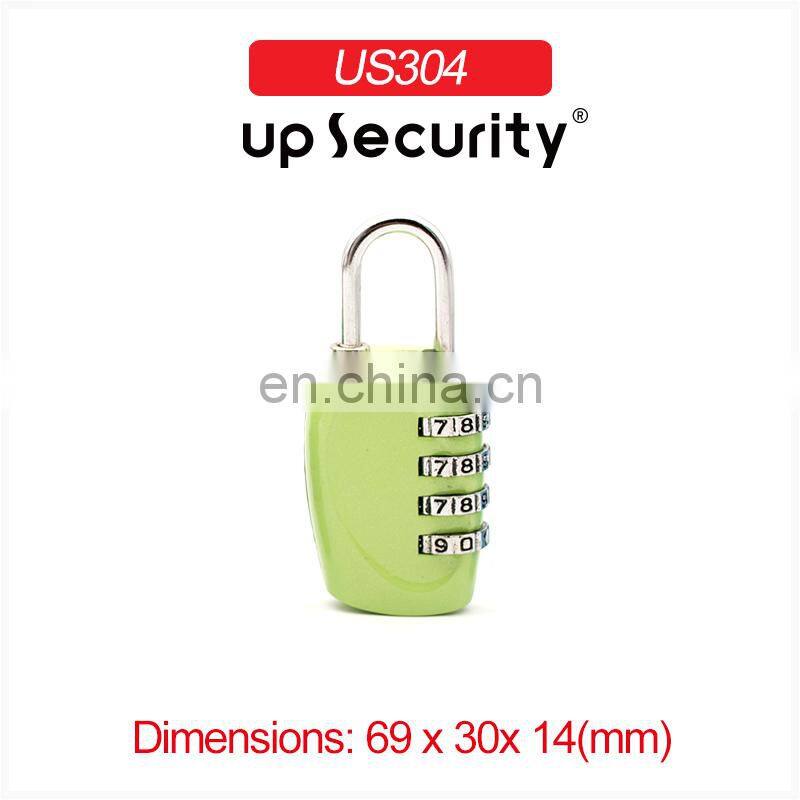 Factory produce Amazon hot selling GYM Locks 4 digit briefcase combination lock Luggage